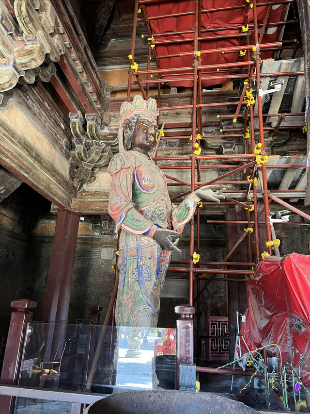 獨樂寺泥塑。