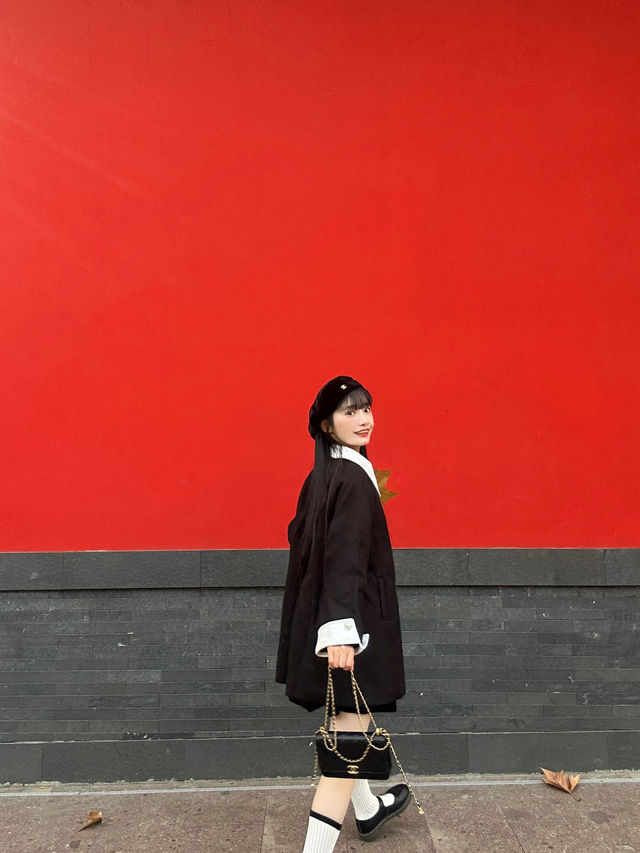 不用去北京！杭州都有同款紅牆影相啦！！