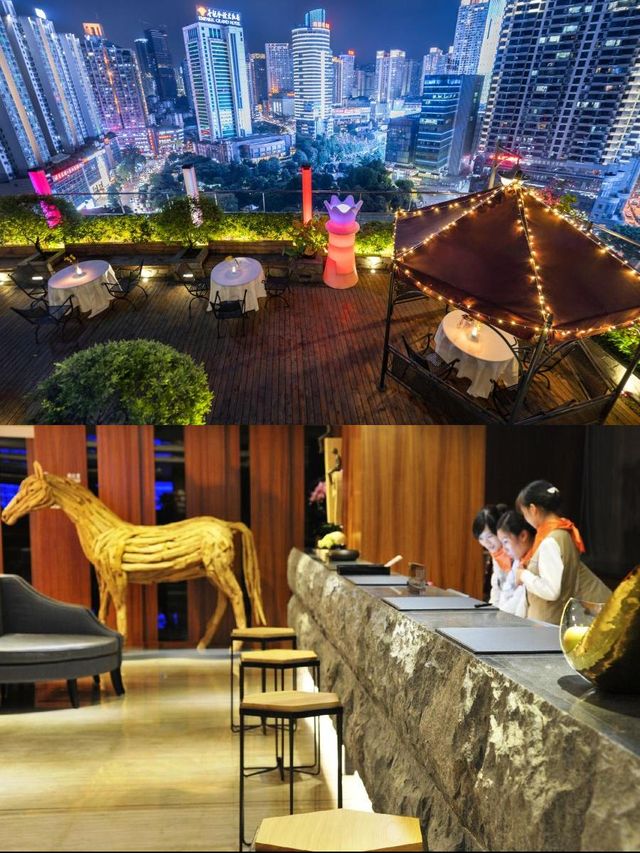 高悅酒店高空夜景太正啦！