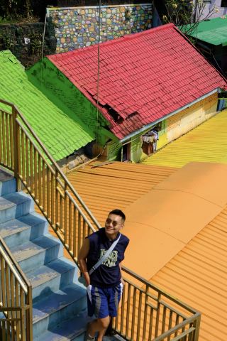 Indonesia's Largest Slum｜Now Transformed into a Rainbow-like Scenic Spot! Located in Malang, Indonesia