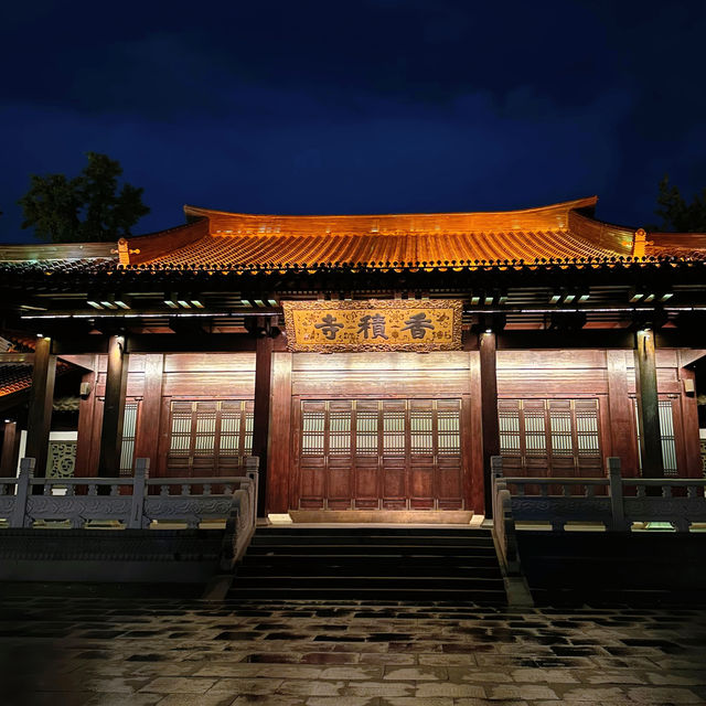 大運河citywalk，遊覽文藝小河直街，觀香積寺夜景