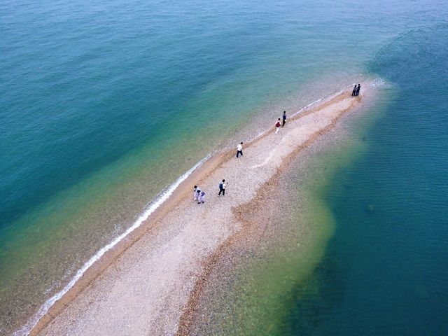 烽山林海｜層次分明嘅大海，最清晰最明顯嘅黃渤海分界線