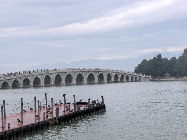 煙波浩渺的昆明湖