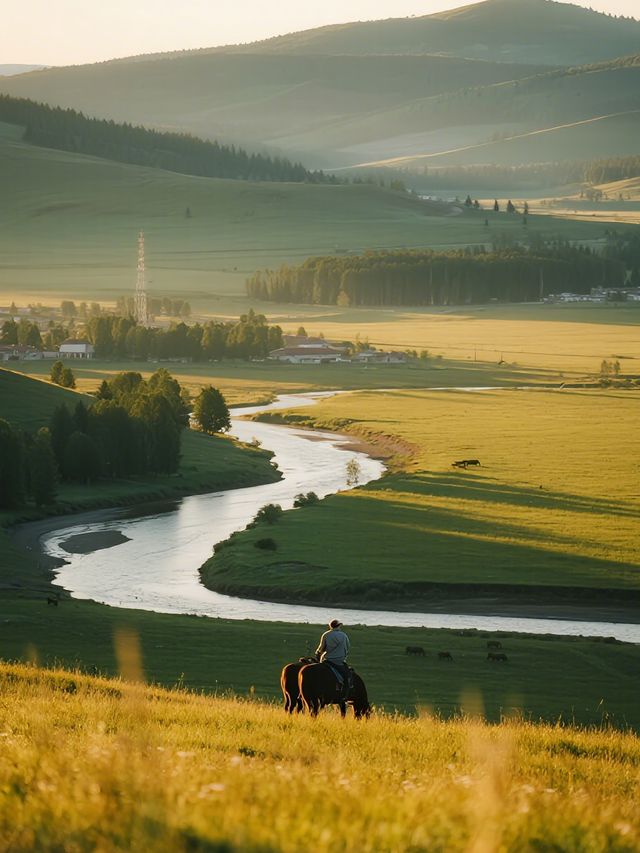 呼倫貝爾親子遊，夏日的清涼童話