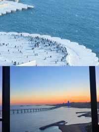 大連！星海廣場！住到人生雪景海景酒店！