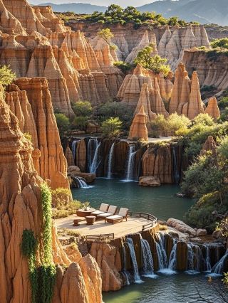 Taking the kids to check in at the Datong Earth Forest in Shanxi! North China's Devil City is super fun for family hiking