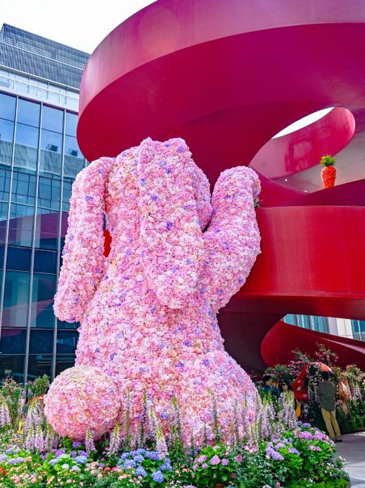 Don't wait for the flower festival to open! The flowers at the