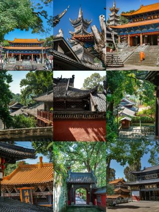Chongqing–Suining one-day tour, first stop Guangde Temple