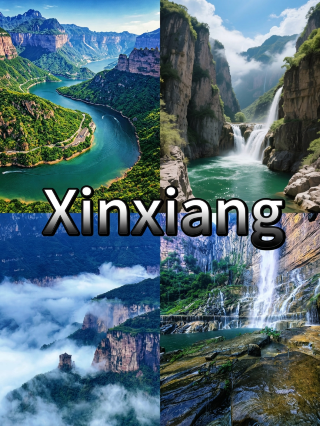 Taihang Mountains are overflowing with water after the rain! Waterfalls + rafting + cliff-hanging roads, the top choice for summer