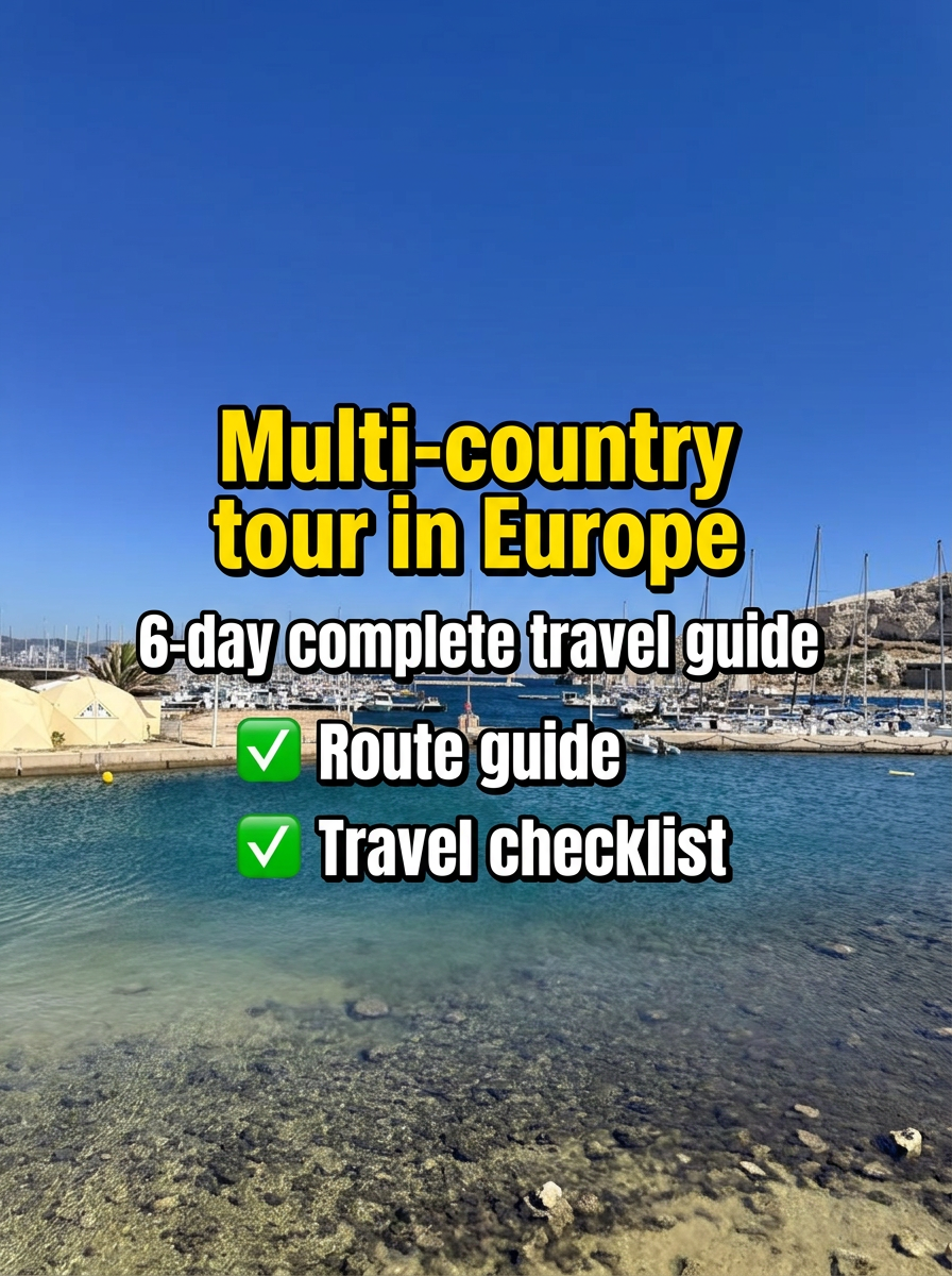 6-Day Multi-Country Europe Guide: Save This for Later