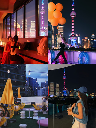 我有一套在上海招待外地朋友的標準流程，而且這裡的夜景真是太美了！