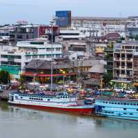 ตลาดเรือนอน ของกินยามเย็น ราคาคนไทย