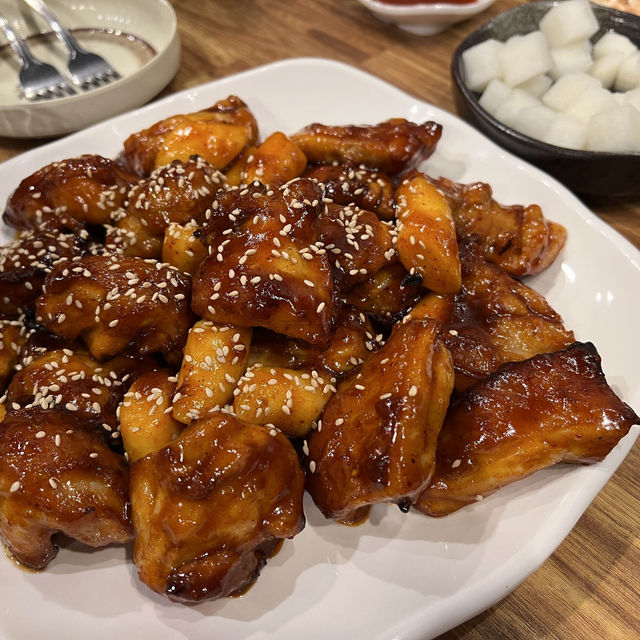 후라이드보다 맛있어서 일주일에 3번 방문한 구어조은닭!