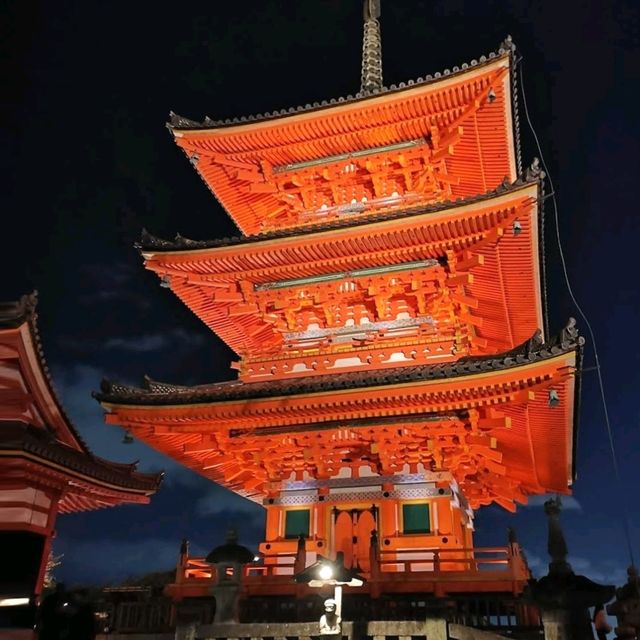 Autumn Night Illumination of the Kiyomizu-dera