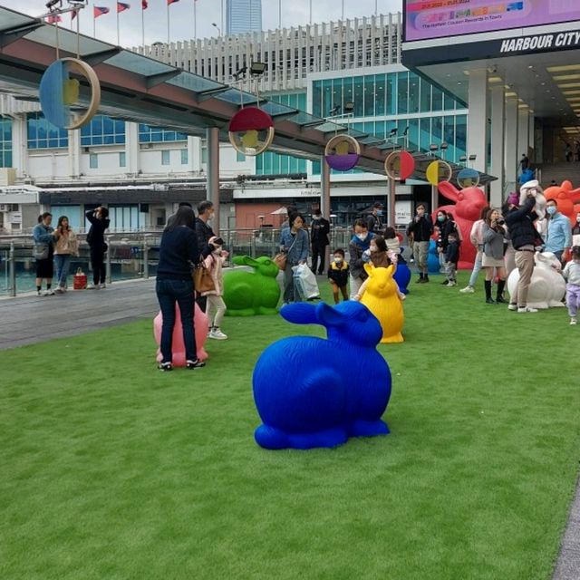海港城兔年裝飾