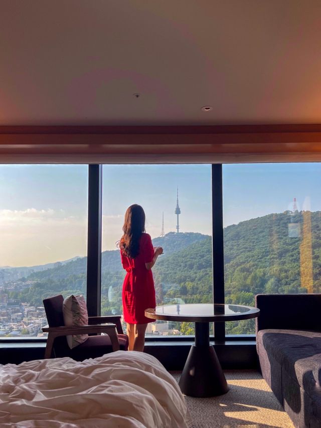 남산타워 1열 직관은 여기가 답,,❤️
