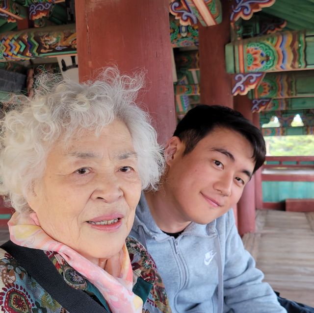 경포대에서 내려다보는 아름다운 경관