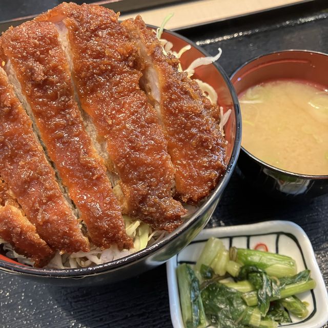 [軽井沢]ソースカツ丼とモカソフト