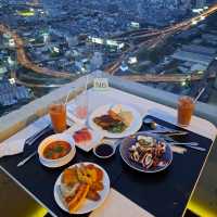 曼谷彩虹雲霄酒店Baiyoke Sky Hotel🩷高樓景觀餐廳享受佳餚與曼谷不夜城