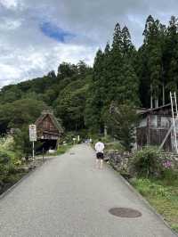 白川鄉 ｜荻町城跡展望台眺望合掌村📸