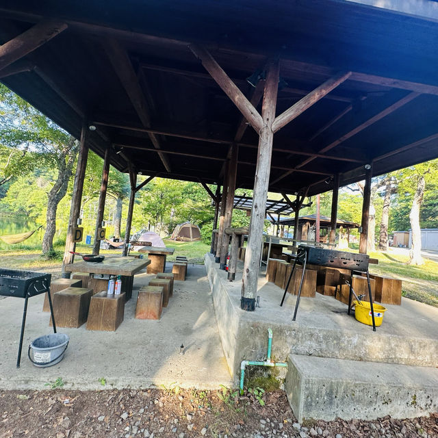 長野八千穗高原駒出池小木屋/露營區