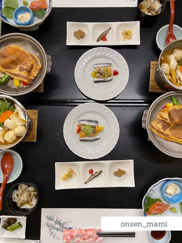 【群馬 老神温泉】ホテル山口屋🍲名物の義民鍋が食べれる夕食と朝食🥢