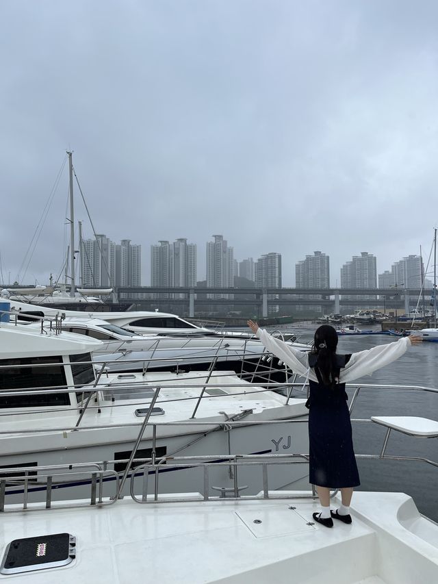 부산여행, 비오는 날 요트투어는 어때요?