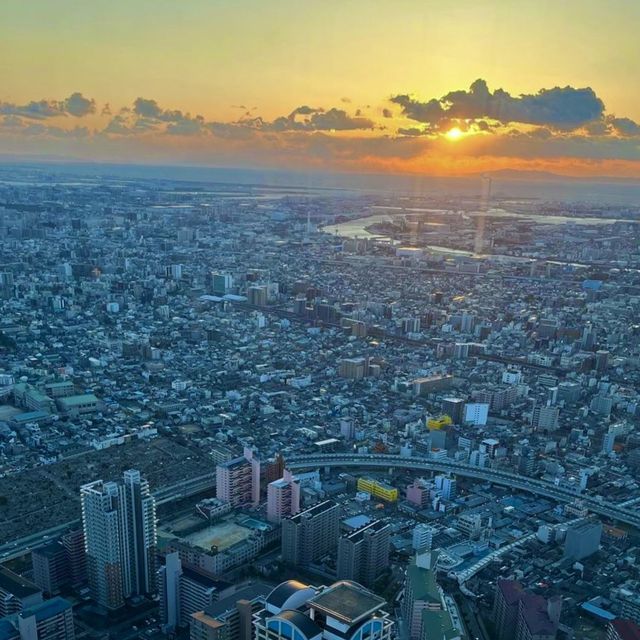 🏙️ 오사카 도심이 파노라마처럼 한눈이 볼 수 있는 아베노 하루카스 전망대! 