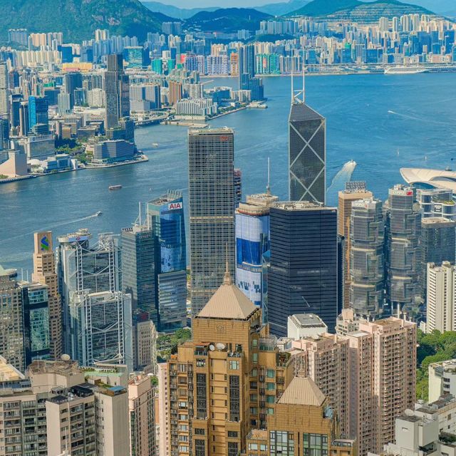 香港太平山🏞️登上維港之巔感受無限美景🌆🚠✨