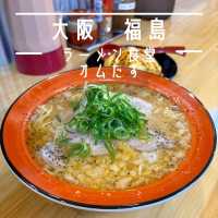 【大阪・福島】醤油or味噌ラーメンにサービスオムチャーハン「ラーメン食堂オムたす」
