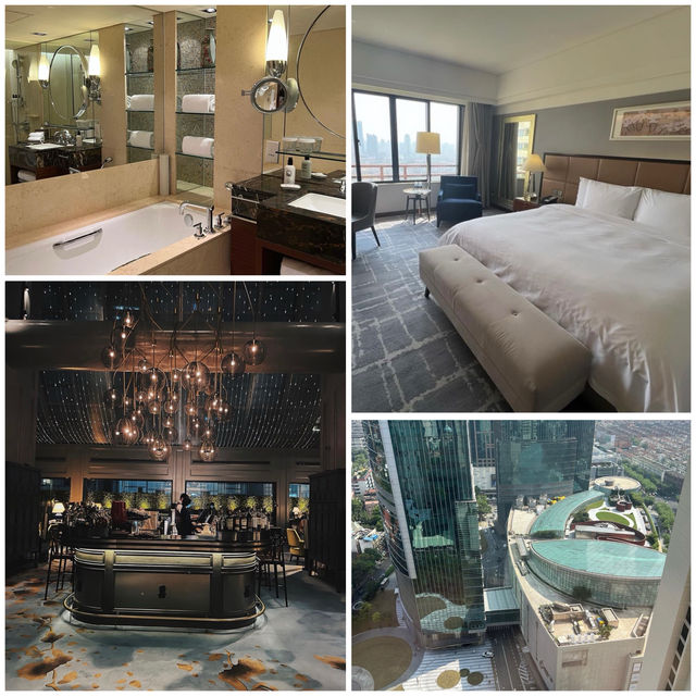 上海波特曼麗思卡爾頓酒店：城市美景，現代中式裝飾