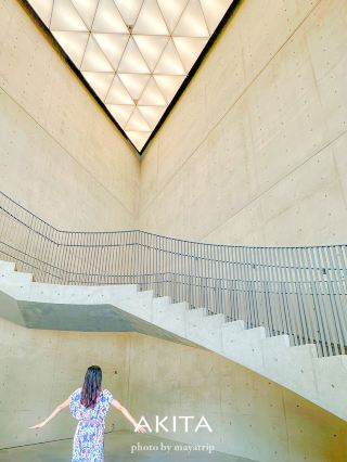 【秋田／秋田市】咖啡館的倒影美到不行的美術館