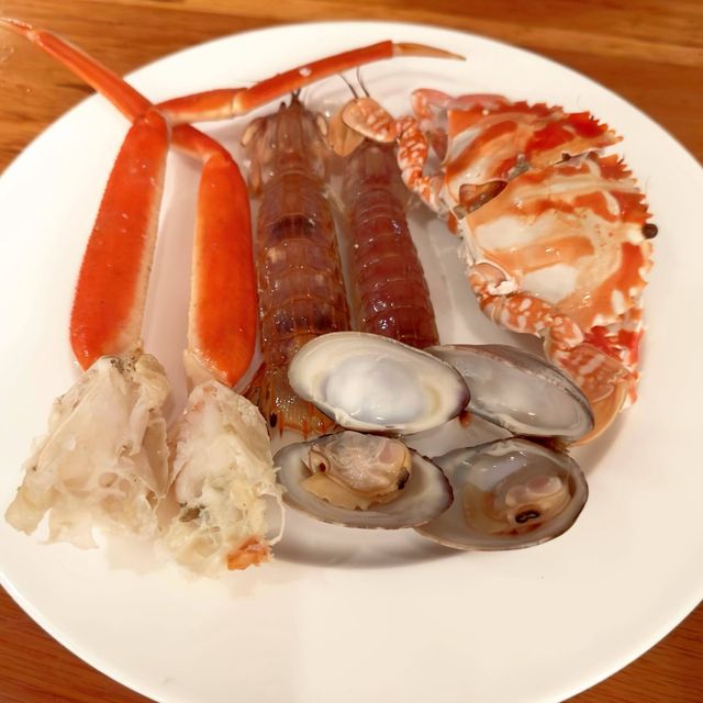 暴食海鮮自助餐！