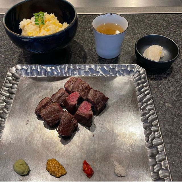 【佐賀グルメ】宿泊も出来る温泉宿に鉄板焼き屋さんが入っているよ