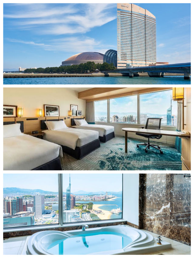 「福岡海景豪華酒店，完美住宿體驗」🇯🇵 Hilton Fukuoka Sea Hawk ヒルトン福岡シーホーク