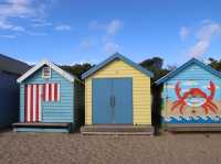 Brighton bathing boxes ห้องอาบน้ำที่เมลเบิร์น