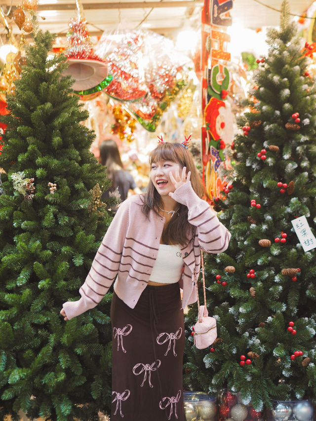 香港🇭🇰 最有聖誕氣氛的街道在深水埗🎄