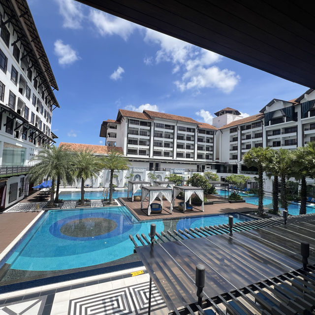 The hotel design is beautiful and worthy of its 5 star rating.