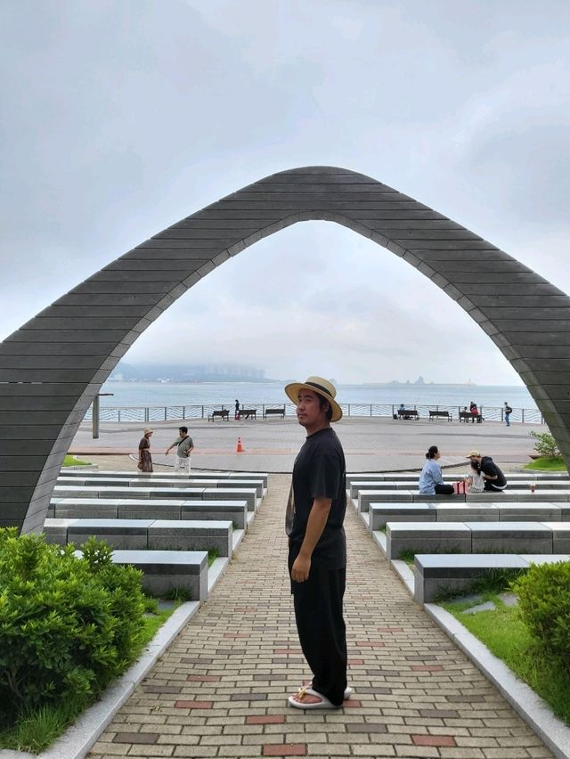 국립해양박물관옆 수국이 핀 힐링공원