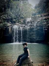Crystal Clear Waterfall in Malaysia 