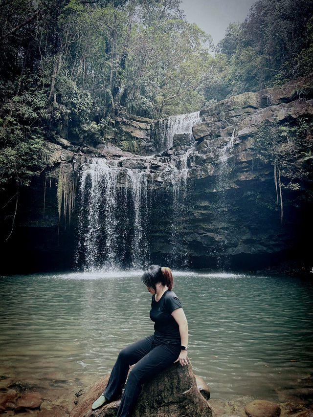 Crystal Clear Waterfall in Malaysia 