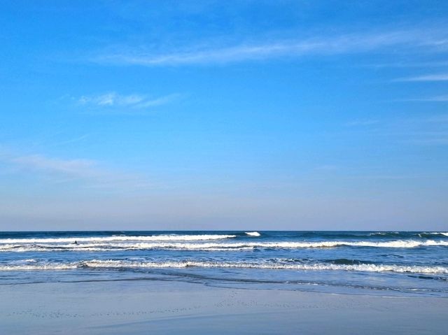 강릉여행 필수코스~! 숨은 명소: 🏖강문해변💙🩵💙🩵