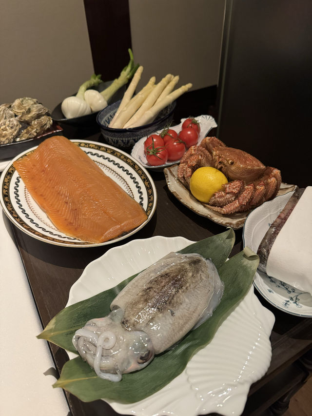 食材を選んで自分だけのコースを！サロンドグーのディナー