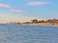 Colorful Beach huts