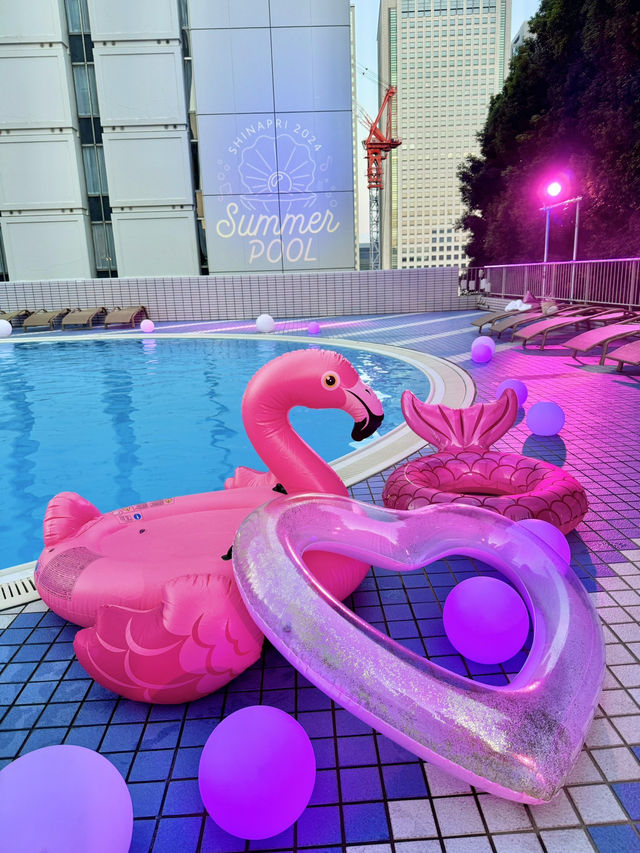品川プリンスホテルの可愛すぎるナイトプール🦄🌞🌴