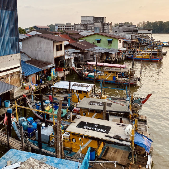 "Golden Serenity: Sunset Views in Kuala Sepetang"