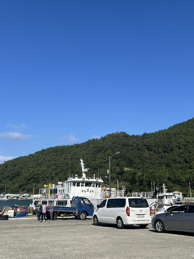 여름, 배타고 청량한 욕지도로 떠나요🚢