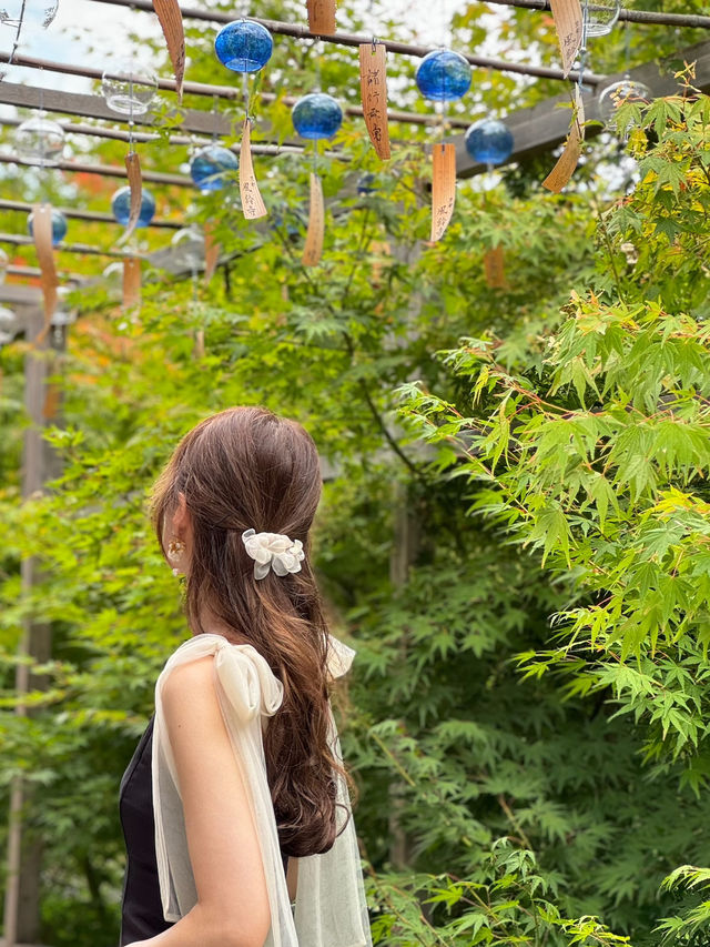 ˗ˏˋ ♡の窓で有名な風鈴寺🎐 ˎˊ˗