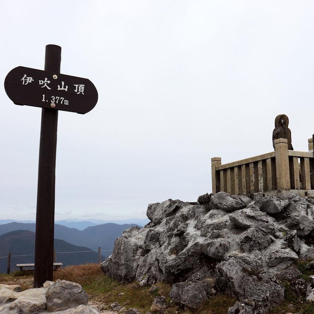 【日本・滋賀🇯🇵】絶景が見れる伊吹山