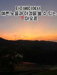 타이베이 자연 속 야경+노을 맛집🚠마오콩(猫空)
